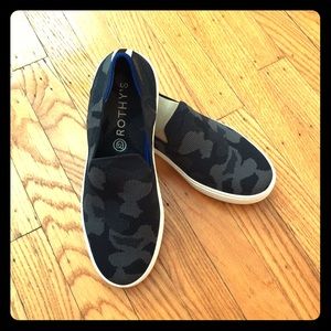 Rothy’s grey camo sneaker